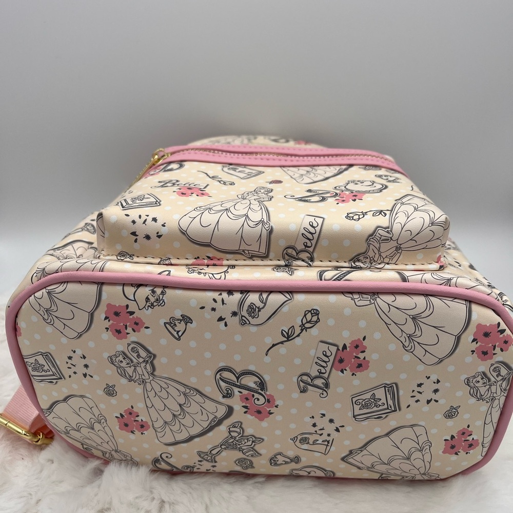 ⭐️ NWT Loungefly Disney Princess Belle Beauty and the Beast Mini Backpack ⭐️ - Picture 6 of 7